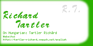 richard tartler business card