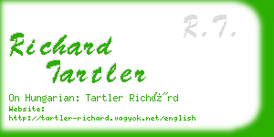 richard tartler business card